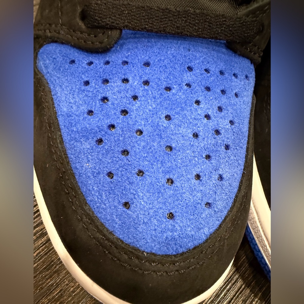 Nike air Jordan 1 Retro high OG size 8.5 Black/Royal Blue-white - Picture 7 of 11